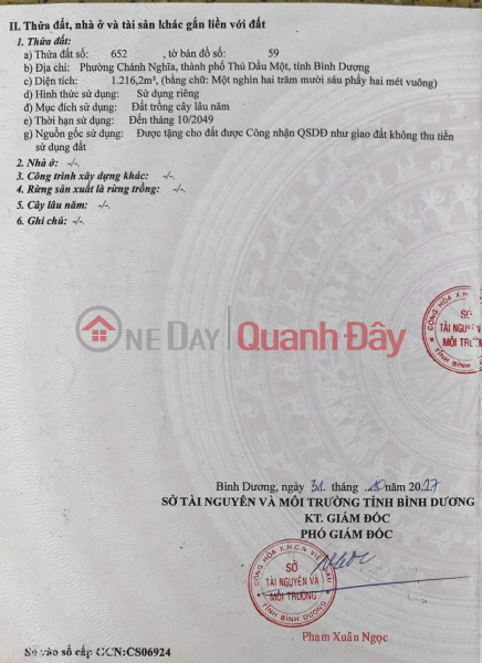 Property Search Vietnam | OneDay | Residential, Sales Listings HOT HOT TO OWN A BEAUTIFUL LOT OF LAND - GOOD PRICE IN Thu Dau I City - Binh Duong