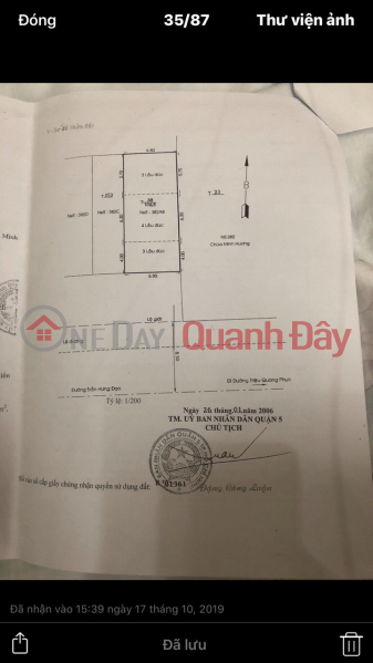 Property Search Vietnam | OneDay | Residential, Sales Listings House for sale facing Avenue 382 Tran Hung Dao, Ward 11, District 5, Ho Chi Minh.