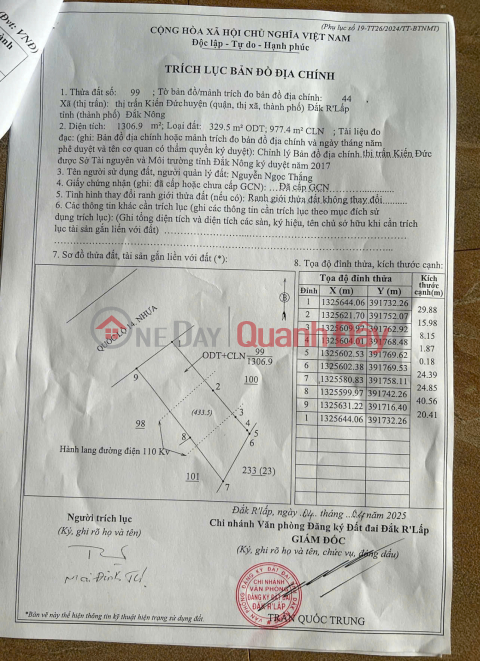 House for sale including a motel with a Koi pond on Nguyen Tat Thanh Street, Kien Duc Town, Dak R'Lap _0