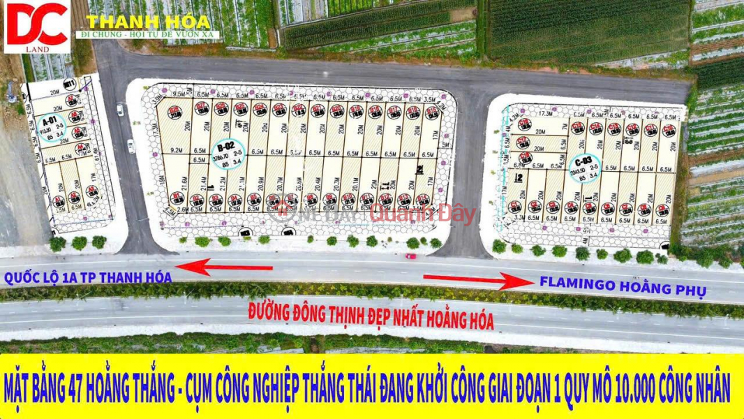 Property Search Vietnam | OneDay | Residential Sales Listings Owner Needs to Sell Lot Mb 47, Hoang Thang Commune, Hoang Hoa District, Thanh Hoa Province.