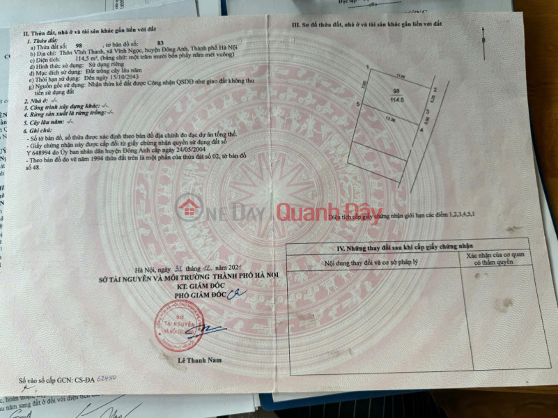 đ 15.46 Billion, Land for sale in a PRIME CENTRAL LOCATION – Strong potential for price appreciation - Accessible by car - Convenient access to amenities.