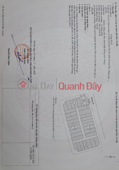 Property Search Vietnam | OneDay | Residential Sales Listings | GENUINE For Quick Sale Beautiful House In Yen So Ward, Hoang Mai District, Hanoi City