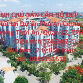 CHÍNH CHỦ BÁN CĂN HỘ ĐẸP - Giá Tốt tại Dự án Phú An Center, Phường Thới An, Quận 12, TPHCM _0