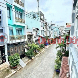 NHÀ 3 TẦNG- ĐƯỜNG NHỰA 10 MÉT- NỐI DÀI NGUYỄN VĂN LUÔNG - PHÚ ĐỊNH - QUẬN 8 ( 4 x 14 ) 57M2 , NHỈNH 5.tỷ _0
