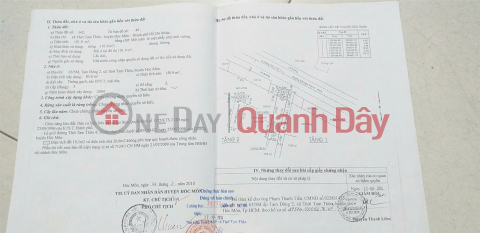 CẦN BÁN NHANH CĂN NHÀ MẶT TIỀN TẠI Nguyễn Thị Thảnh, Thới Tam Thôn, Hóc Môn,HCM _0
