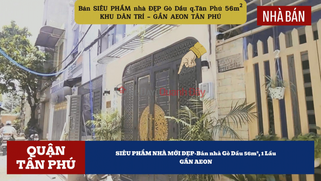 SUPER PRODUCT BEAUTIFUL NEW HOUSE - House for sale in Go Dau, 56m², 1 Floor - NEAR AEON Sales Listings