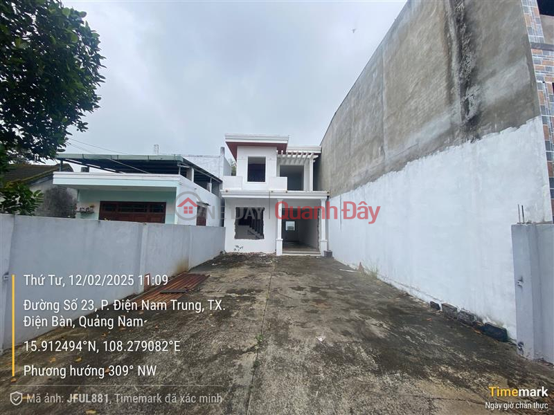 Property Search Vietnam | OneDay | Nhà ở Niêm yết bán Bán đất đẹp vuông vức đường 23, Điện Nam Trung, Điện Bàn, Quảng Nam.