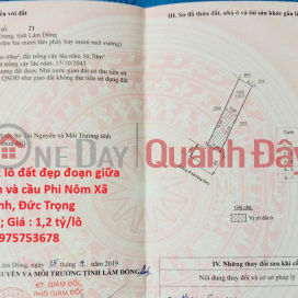 CHÍNH CHỦ Bán 2 lô đất đẹp đoạn giữa ngã ba phi Nôm và cầu Phi Nôm Xã Hiệp Thạnh, Đức Trọng _0