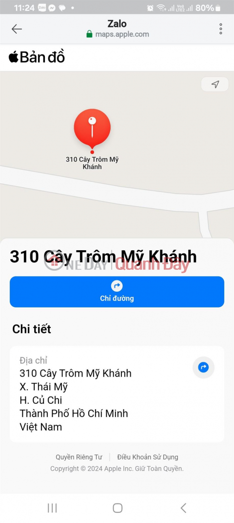 Chính Chủ Cần Bán Lô Đất Vị Trí Đẹp Tại Đường Cây Trôm Mỹ Khánh, Xã Thái Mỹ, Huyện Củ Chi, HCM _0