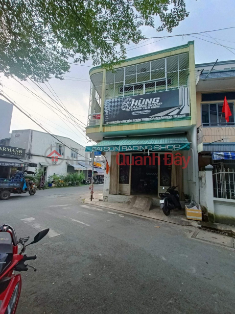 HOUSE FOR SALE FOR BUSINESS FRONT TO HIEU - TAN PHU, CORNER LOT (9.7*5.7) APPROXIMATE PRICE 5 BILLION _0