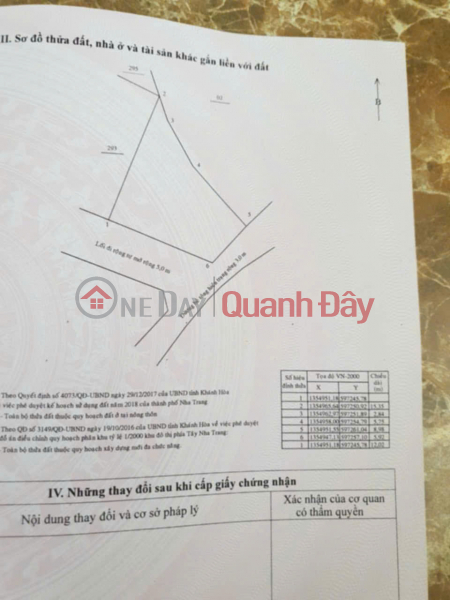 Property Search Vietnam | OneDay | Residential Sales Listings, Selling 129 m2 near Vo Nguyen Giap street, West Nha Trang. 2.2 billion