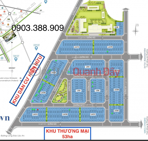 PRIMARY LAND FOR SALE (LK53B-1) Topaz Subdivision, Gem Sky World Dong Nai Urban Area _0