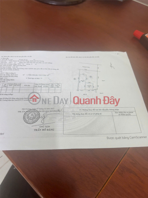 ĐẤT CHÍNH CHỦ - 1 LÔ DUY NHẤT Tại Thanh Xá, Xã Liên Hồng, TP Hải Dương, Hải Dương _0