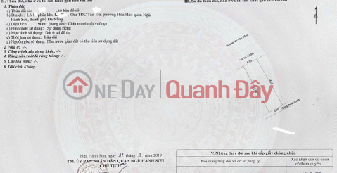 LAND FOR SALE IN TAN TRA BEACH, VO VAN DONG STREET - INVESTMENT PRICE _0