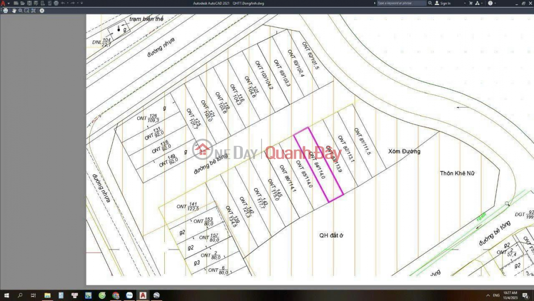 BEAUTIFUL LAND - GOOD PRICE - FOR SALE Land Lot in Nguyen Khe Commune, Dong Anh, Hanoi Sales Listings