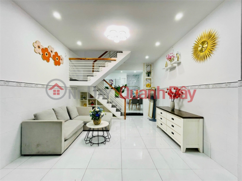 Beautiful house Huynh Van Nghe, Ward 15, Tan Binh - 2 floors fully furnished, 3.98 billion _0