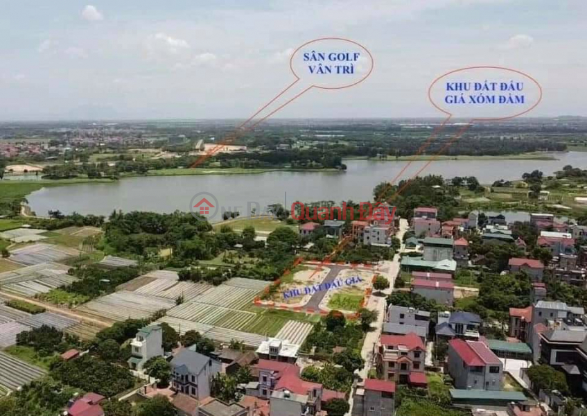 Property Search Vietnam | OneDay | Nhà ở | Niêm yết bán, BÁN ĐẤT ĐẤU GIÁ XÓM ĐẦM - 99M - CẠNH ĐẦM VÂN TRÌ