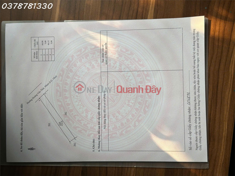 Property Search Vietnam | OneDay | Residential | Sales Listings, Land for sale: 220m2 with 100m2 of residential land in Son Giang Ward, Phuoc Long Town, Binh Phuoc Province - Price negotiable.