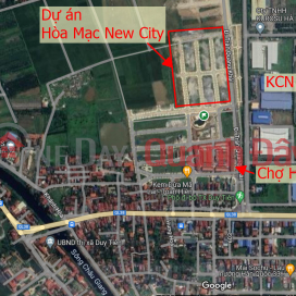 Quỹ hàng độc quyền dự án KĐT Hòa Mạc New City giá chỉ 19tr/m DT 100m2 sổ đỏ từng lô _0