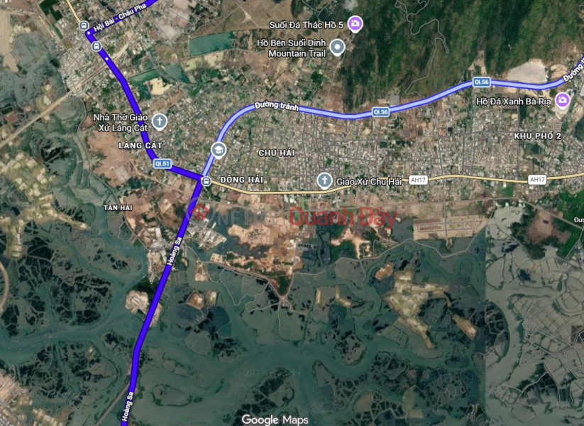Property Search Vietnam | OneDay | Nhà ở, Niêm yết bán | Đất thổ cư mặt tiền Hoàng Sa, P. Tân Hải - Hơn 1.000m², gần ngã ba Long Sơn, giá 25 tỷ - Tiềm năng lớn