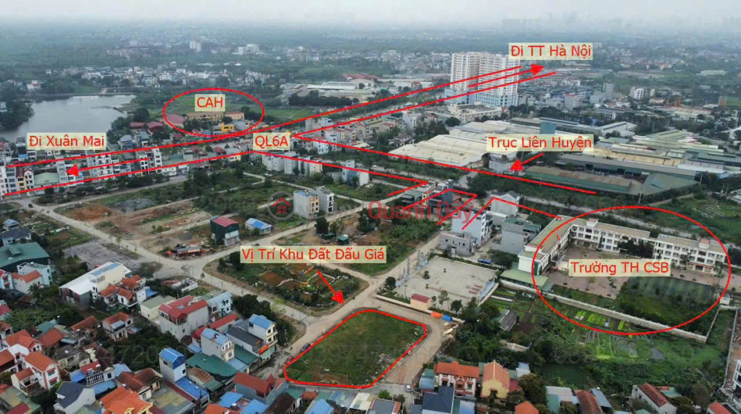 Property Search Vietnam | OneDay | Nhà ở Niêm yết bán, bán đất đấu giá chúc sơn chương mỹ 80m giá chúng thầu 86.496.000 đồng /m2