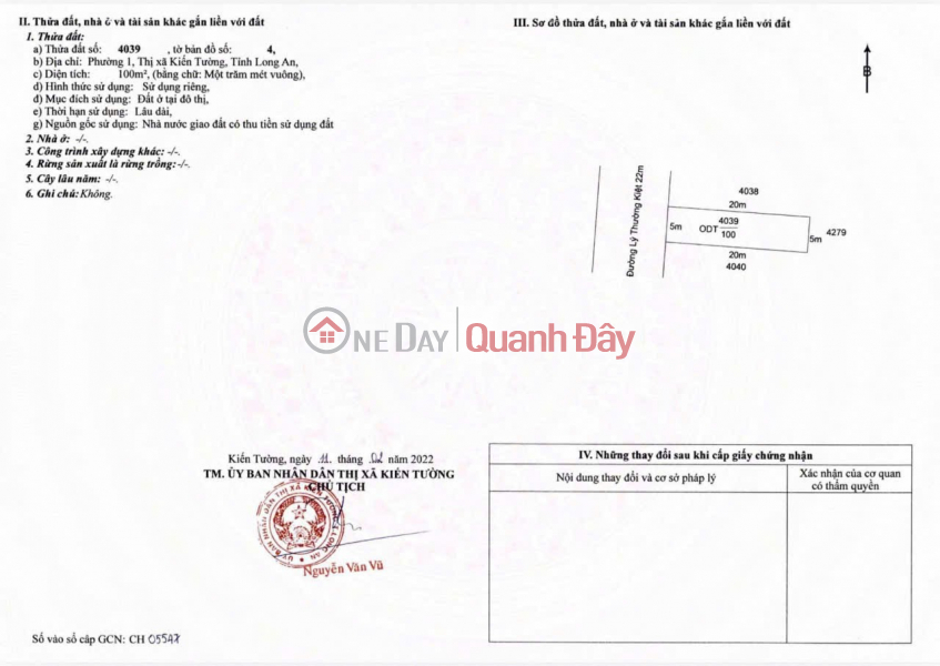 HOT HOT - CẮT LỖ SÂU NHẤT THỊ TRƯỜNG! BÁN GẤP 100m2 Mặt Tiền LÝ THƯỜNG KIỆT CHỈ 920 TRIỆU! Niêm yết bán