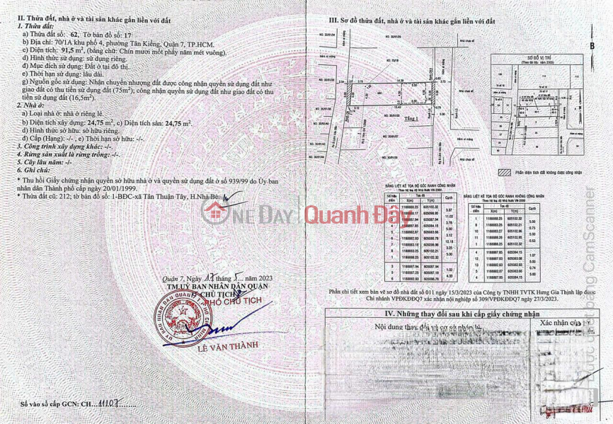 Land for sale with 2 fronts and 2 alleys at alley 60 Lam Van Ben, Tan Kieng Ward, District 7, HCM Sales Listings