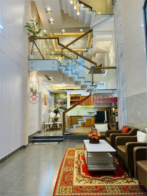 Beautiful house Nguyen Van Block, Ward 8, Go Vap - Alley 6m, 5 floors, only 7.6 billion VND _0