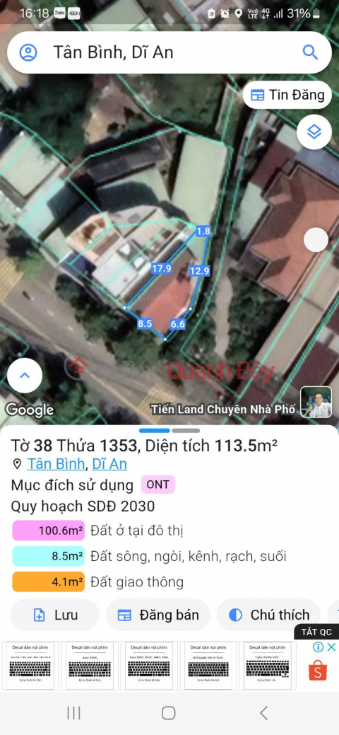 NHÀ ĐẸP - GIÁ TỐT CHÍNH CHỦ Bán nhà mặt tiền Bùi Thị Xuân , Tân Bình ,Dĩ An _0