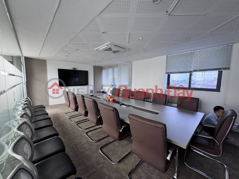 Office building for sale on Tan Mai Street, 180m2, 8 floors with elevator, 6.5m frontage, 69.8 billion VND, rental income 200 million VND\/month. _0