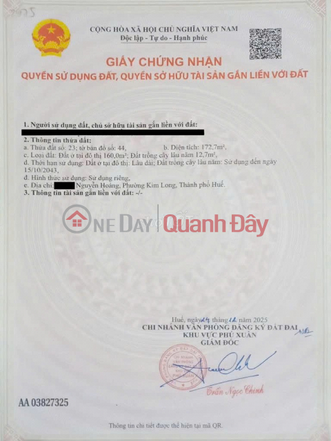 NHÀ ĐẸP – GIÁ TỐT–CẦN BÁN NHÀ CẤP 4 Kiệt 20 đường Nguyễn Hoàng, P.Kim Long, TP. Huế, Thừa Thiên Huế _0