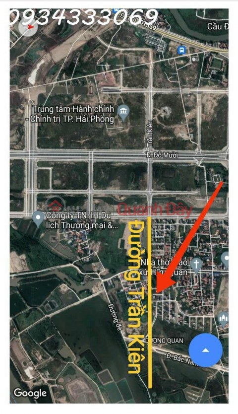 Super nice plot of land for sale right in the new administrative center of Hai Phong City. Area: 7 x 15 = 105m2 Road surface 7.5m _0