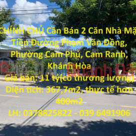 OWNER For Sale 2 Houses Facing Pham Van Dong Street, Cam Phu Ward, Cam Ranh, Khanh Hoa _0