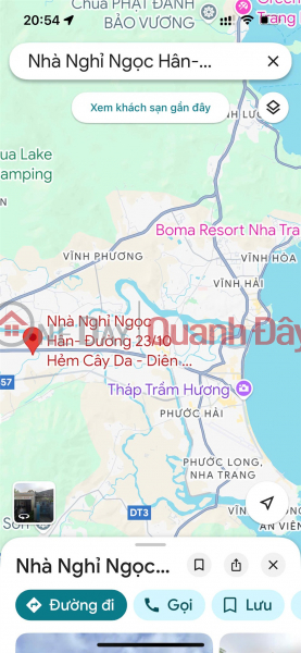 đ 5 Billion | Land for Sale with a Free 8-Room Guesthouse in Dien An, Nha Trang, Khanh Hoa (currently Nam Nha Trang Ward)