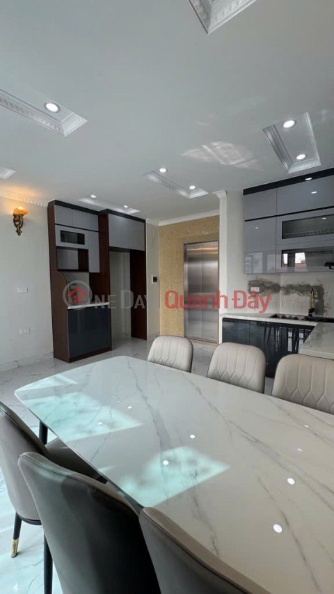 Beautiful house, ready to move in - Hoang Quoc Viet subdivision - Shallow alley - Car - 49m * 6 floors, elevator - 15 billion more _0