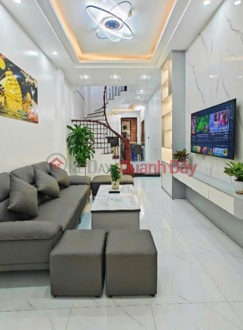 DOAN KE THIEN, BEAUTIFUL HOUSE WITH 2 AIRY WORTH - SMALL ALLEY, NEAR THE STREET - BILLION-DOLLAR FURNITURE, 5 FLOORS x 48M2 _0