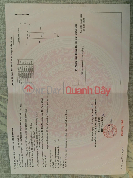 HOT HOT - NEED TO SELL LAND LOT AT Tu Van Tu Street, Ma Lam Town, Ham Thuan Bac, Binh Thuan Sales Listings