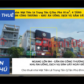 House for rent on Le Trong Tan Street, Tan Phu District, 81m², 4 floors, 59 million VND - next to University of Industry and Trade. _0