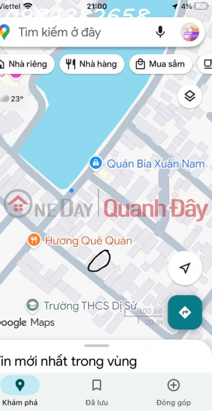 đ 5.65 Billion, Urgent sale of a plot of land with a street frontage in Di Su Ward, Hung Yen Province, area 116m2, investment price.