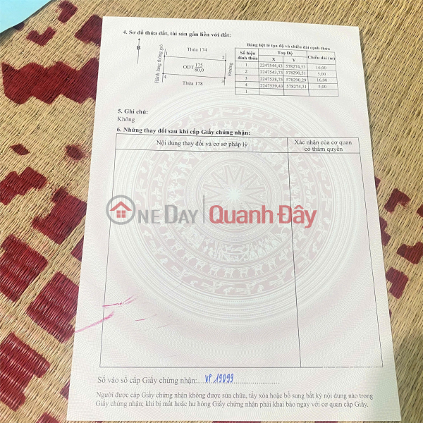 BEAUTIFUL LAND – GOOD PRICE – OWNER NEEDS TO SELL BEAUTIFUL LAND At National Highway 12B, Nho Quan Town, Nho Quan, Ninh Binh Sales Listings