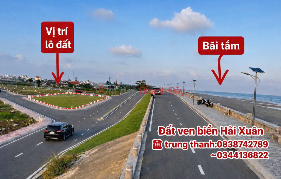 Đất ven biển Hải Xuân – Chỉ từ (1,6 - 2,3 tỷ) - Diện tích 81m2 đến 109m2 - Tiềm năng tăng giá mạnh Niêm yết bán