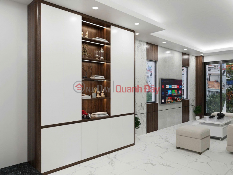 Beautiful house, fully furnished with high-end furniture, car parking at the gate. Tram Street - Long Bien. 40m2 x 6 floors x 11.45 billion VND. Sales Listings