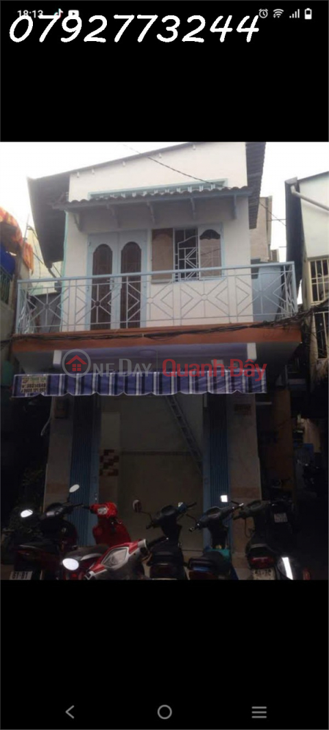 House for rent, one ground floor and one upper floor, Vo Van Kiet street, Co Giang ward, district 1. _0