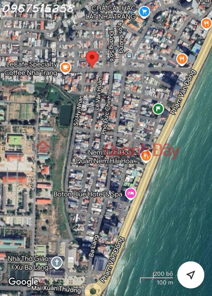 Land for sale with a house included, located on Dien Bien Phu Street, Vinh Hoa Ward, Nha Trang, 300 meters from the beach. | Vietnam, Sales, đ 14.5 Billion