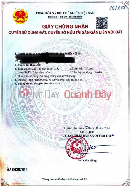 , Làm ơn chọn, Nhà ở Niêm yết bán đ 1,86 tỷ