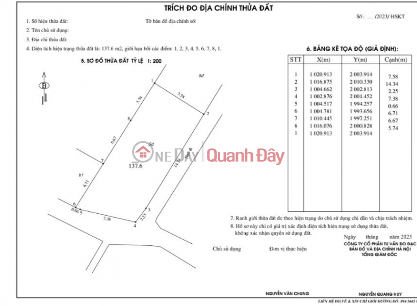 đ 4.28 Billion | FOR INVESTORS - ANGLE Plot 137.6m2 - 24.63m - OTO SLEEP IN HOME