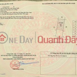 Vườn biển châu tân quảng ngãi, 200mv c0s 122m thổ cư giá 1 tỷ 279 triệu tlcc _0