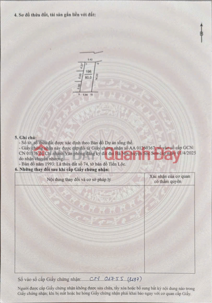 INVESTMENT PRICE FOR AREA 80 M FUN RESIDENTIAL LAND ---- THOUSANDS OF FACILITIES ---- WORTH THE MONEY - AT XUAN DONG TAN MINH SOCS SON HANOI CITY Sales Listings