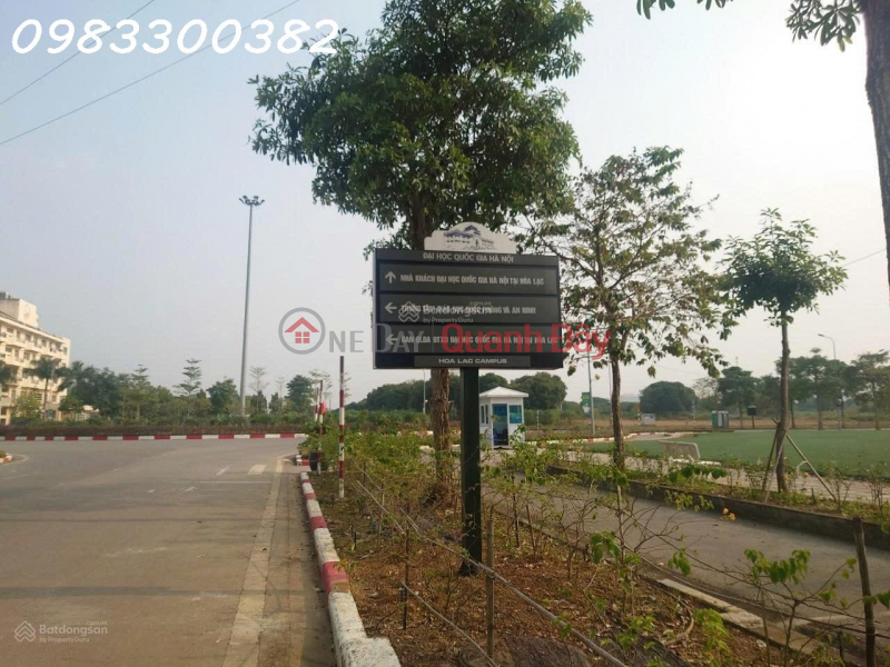 Property Search Vietnam | OneDay | Residential Sales Listings 100m2 Land near Lang Hoa Lac intersection, National University and CNC Park