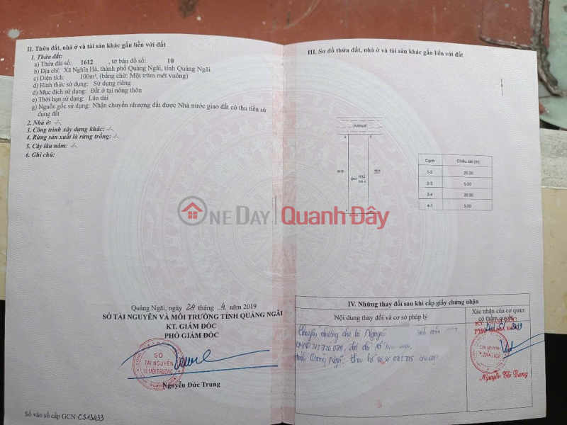 đ 750 Million | LAND ON MAIN ROAD 17.5M – NEAR THE BEACH – PRICE ONLY 750 MILLION VND tlcc